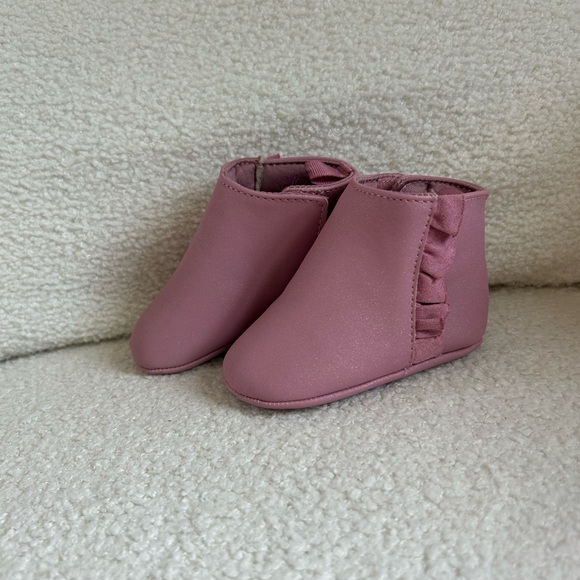Pink Ruffle Kids Shoes - Picture 7 of 8